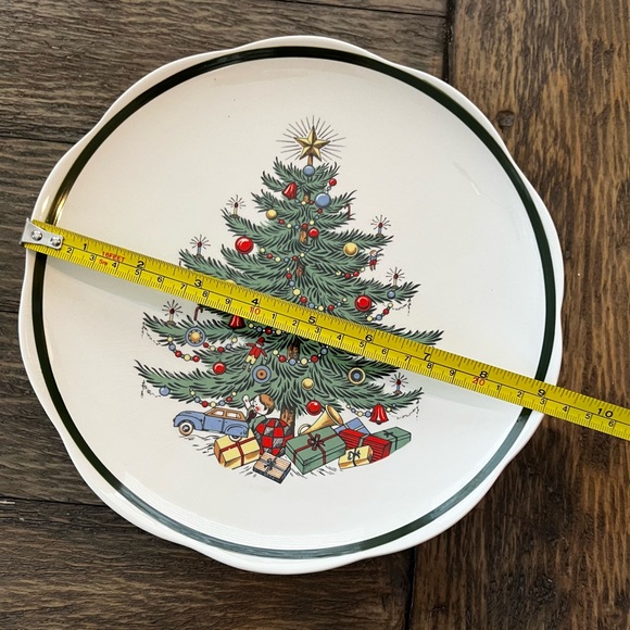 Vintage Cuthbertson Pie, Cake or Sweets Dish Original Christmas Tree - Picture 2 of 7